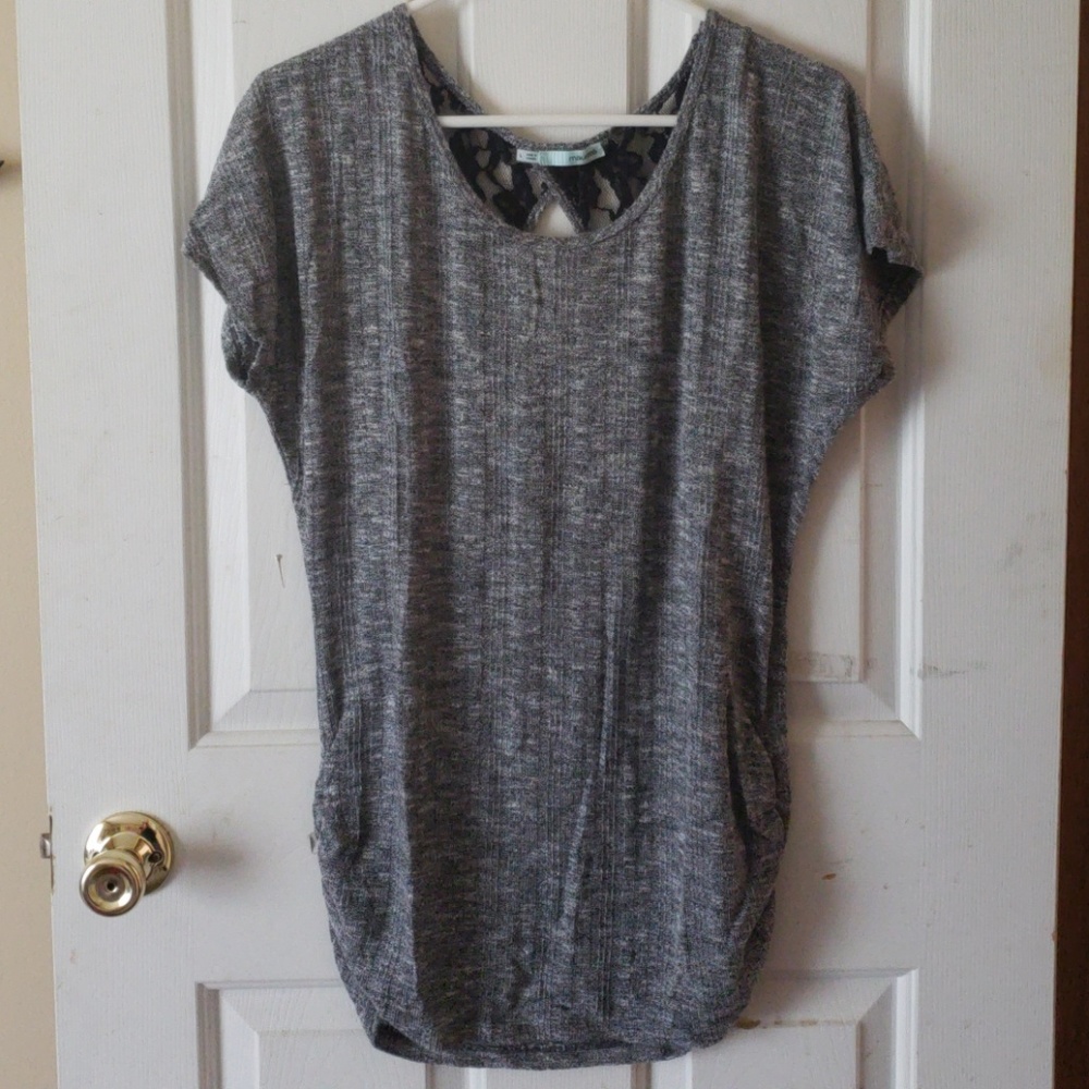 Grey fitted dress shirt